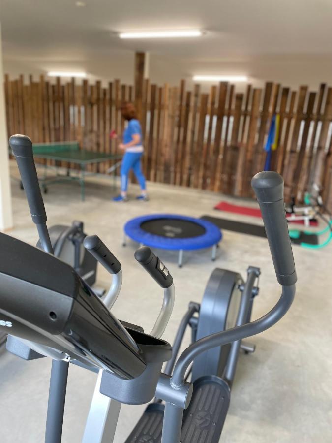 Chalet-Ferienwohnung Aehrenglueck, 70 Qm, Wellness/Fitness/Sauna - Bergroedelhof Feilitzsch Dış mekan fotoğraf