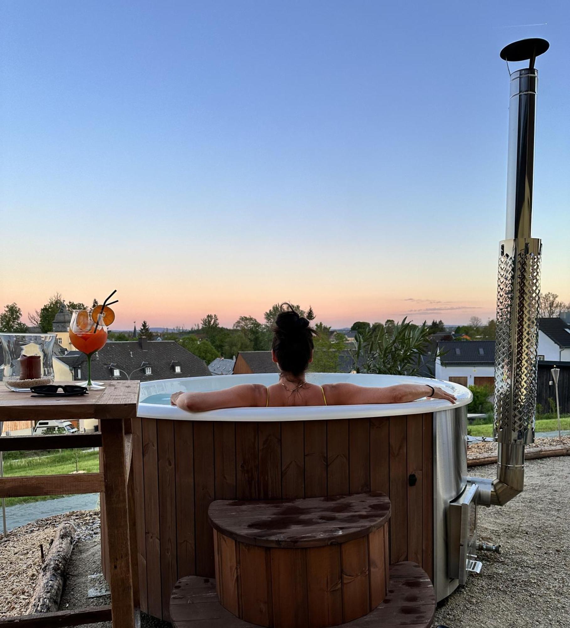 Chalet-Ferienwohnung Aehrenglueck, 70 Qm, Wellness/Fitness/Sauna - Bergroedelhof Feilitzsch Dış mekan fotoğraf